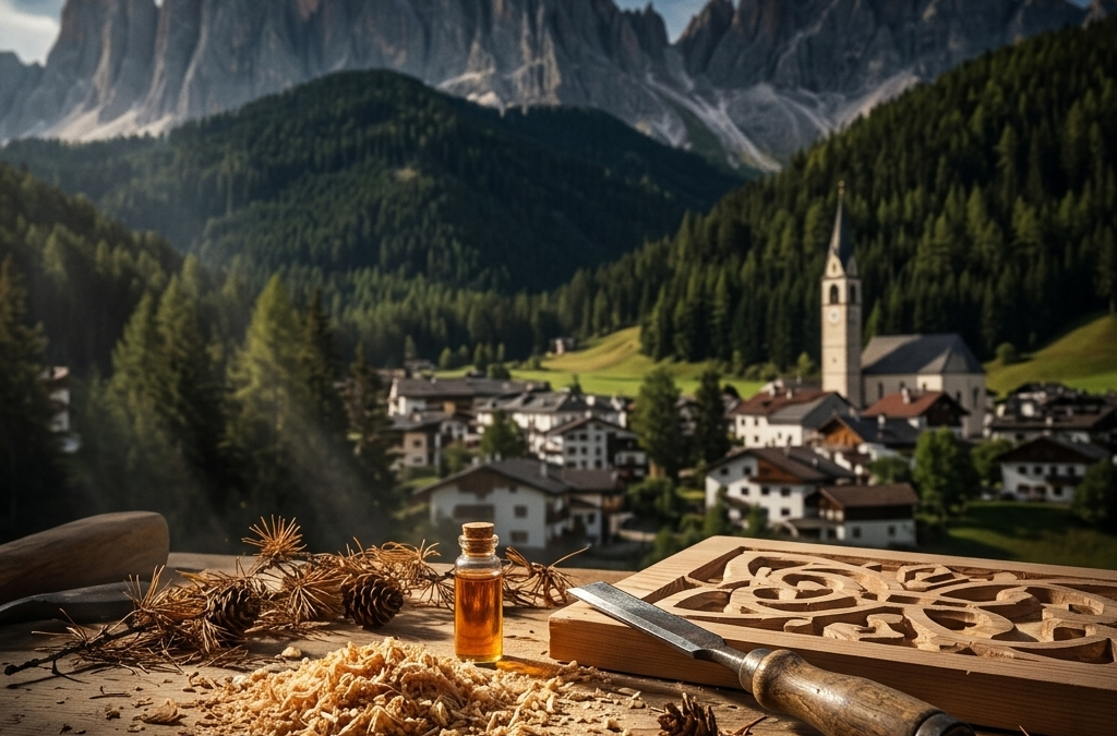 Eco di Larice: Storie di Segatura e Resina
