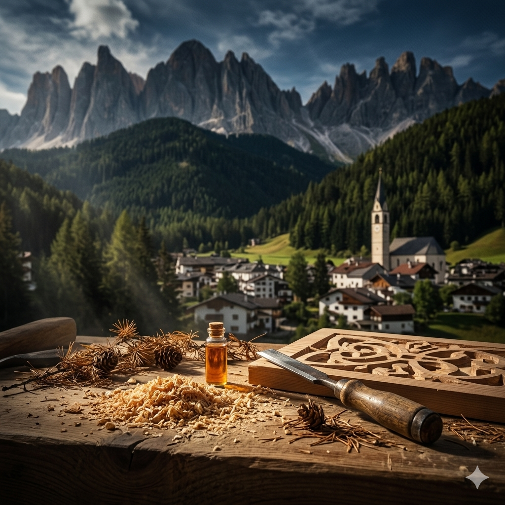 Eco di Larice: Storie di Segatura e Resina